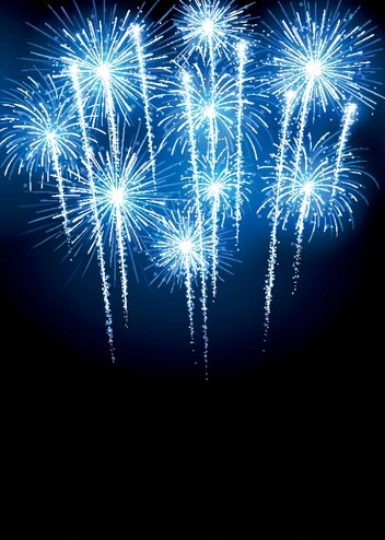 人形アイテム 人形用撮影背景の布 　花火雨　青色　w096