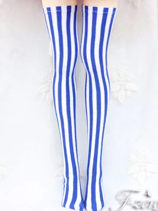 ドール服 70cm/SD/MSD/YSDサイズ人形用 ニ―ソックス　ブルー/赤色あり