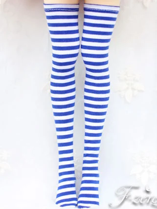 ドール服 70cm/SD/MSD/YSDサイズ人形用 ニ―ソックス　ブルー/赤色あり