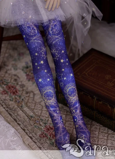 ドール靴下SD/DDサイズ人形通用 青色