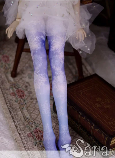 ドール靴下SD/DDサイズ人形通用 ブルー色