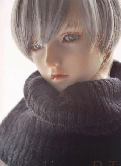 球体関節人形 プラチナ/箔金 65cm 男