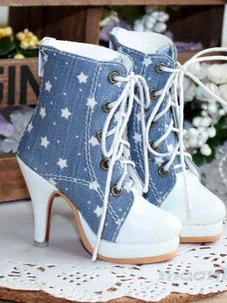 ドール靴 SD16/SD13サイズ人形通用 ブルー色