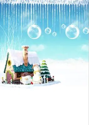 人形アイテム 人形用撮影背景の幕 y6041 雪玉と氷川