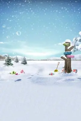 人形アイテム 人形用撮影背景の幕 y6042 深雪の朝