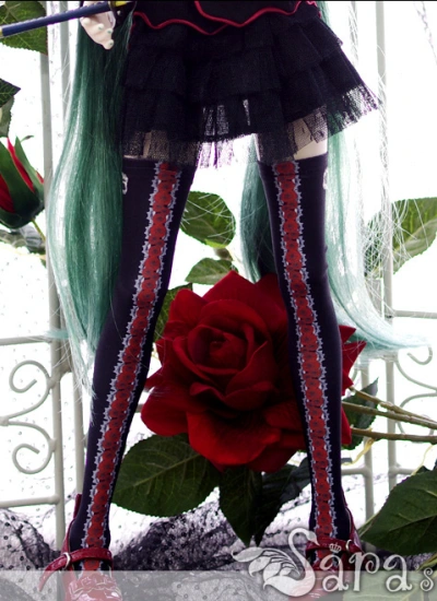 ドール靴下SD/DDサイズ人形通用 黒色