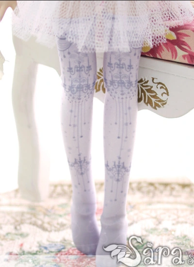 ドール靴下　SD/MSD/MDDサイズ人形通用 白色