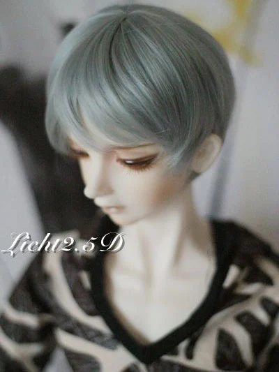 ドール用ウィッグ 高温糸 SD/MSD/YSDサイズ人形用 NO.21-2 灰色系