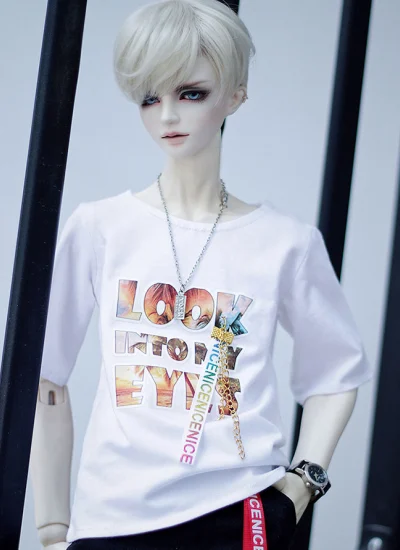 ドール用Ｔシャツ 70cm/SD/MSDサイズ人形用 白色