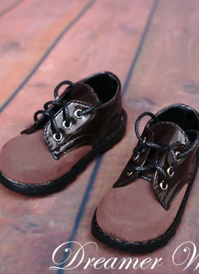 ドール靴 MSD/SDサイズ人形用 ブラウン色 男の子用