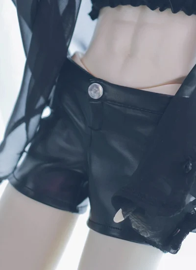 ドール用パンツ 70cm/SD/MSDサイズ人形通用 ブラック/ホワイト 男用