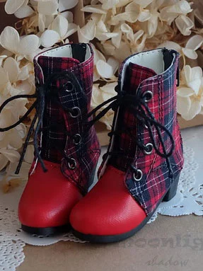 ドール靴 1/4サイズ人形用お靴 マーティンブーツ ブルー/レッドあり