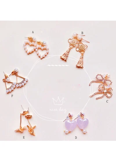 ドール用イヤリング 飾り物 SDサイズ通用