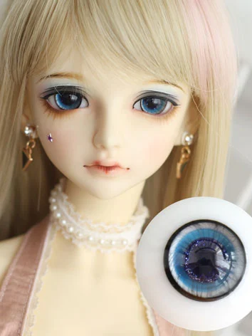 球体関節人形用 グラスアイ 青色 12mm/14mm/16mm/18mm