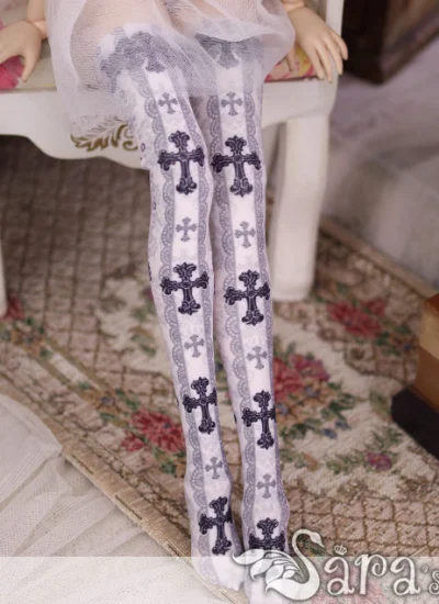 ドール靴下 SD/DDサイズ人形通用 ニーソックス