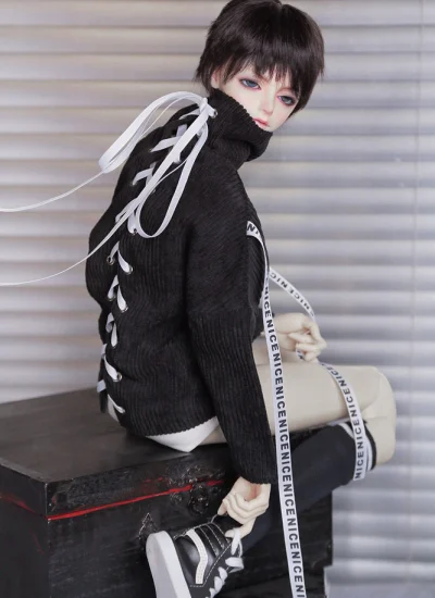 ドール用衣装 セット SD/70cmサイズ人形用 オレンジ/ブラック/ピンク 男用