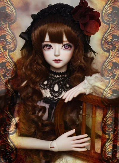 通販ドール 球体関節人形 SDサイズ 1/3 Rebecca 56cm 女