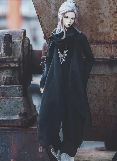 ドール用衣装 流浪のstar 70cm/SDサイズ人形用 ブラック/黒色 男用 衣装セット