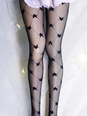 球体関節人形用ストッキング レース SD16/SD/MSD/YSDサイズ人形用 ホワイト/ブラック 女用