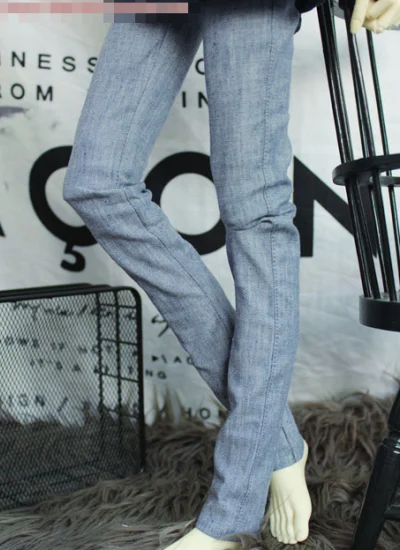 ドール服 ズボン ジーンズ グレーブルー 男の子用 MSD/SD13/SD17/Spiritdoll70cmサイズ人形用