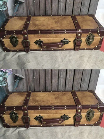 ドール用出かけ箱 70cm/SD/MSD/YSD/1/4双子/1/6双子サイズ用 黄色