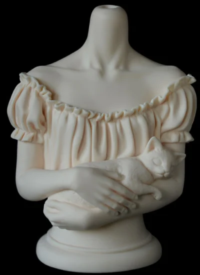 ヘッド展示架(スタンド) ヘッドを披露するもの SDサイズ用　女用