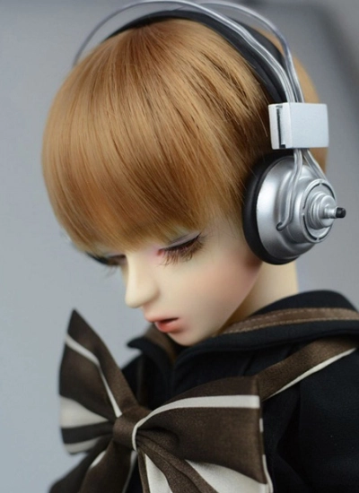 球体関節人形用 イヤホン 撮影用道具 70cm/SD/MSD/YSDサイズ用 シルバー/ピンクあり