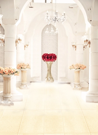 人形アイテム 人形用背景の幕　y5238 聖堂