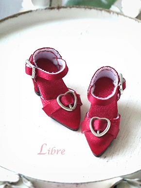 ドール用お靴 ハイヒール ブーツ LS-24 OB22/blytheサイズ人形用 グレー/緑色/赤色/ブルー/パープル/ブラック