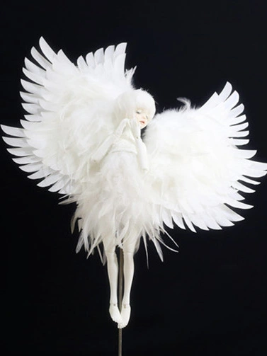ドール用アイテム 羽翼 wing YOSD/MSD/SD/70cmサイズ用 ホワイト/ブラック 球体関節人形用 BJDDOLL