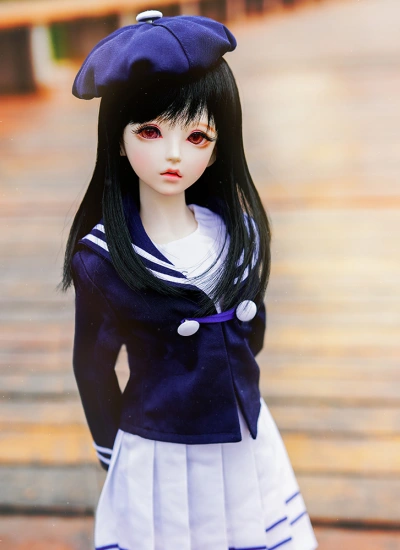 数量限定 BJD ドール用ウィッグ SDサイズ人形用 ブラック