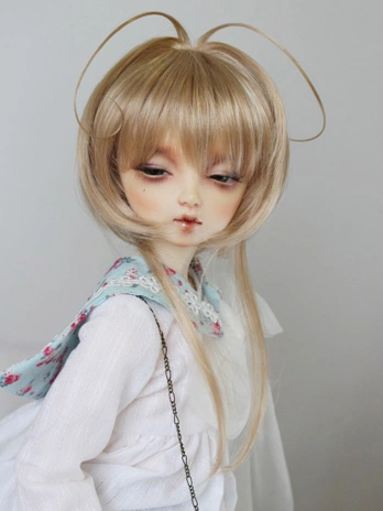 BJD ドール用ウィッグ  SD/小顔SD/MSD/YSDサイズ人形用 ブルー