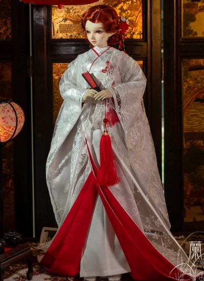 球体関節人形用着物 花嫁  白無垢 75cm/70cm/68cm/SD17/SD13/SD10/MSDサイズあり 初霽 女