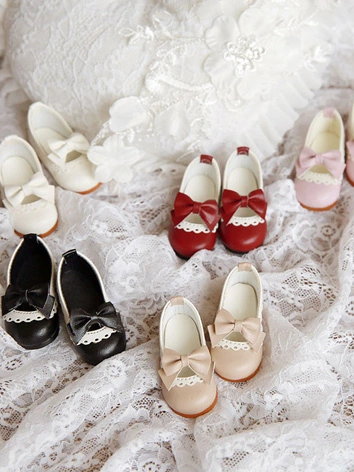 ドール用お靴 女用 C11 MSDサイズ用 ブラック/ホワイト/ベージュ/ピンク/赤色