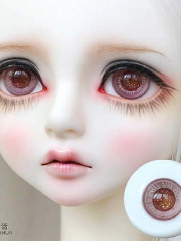 球体関節人形用 グラスアイ  12mm/14mm/16mm/18mmサイズ ピンク