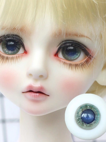 球体関節人形用 グラスアイ  12mm/14mm/16mm/18mmサイズ グリーン