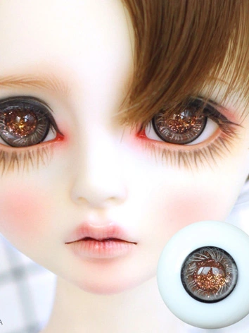 球体関節人形用 グラスアイ  12mm/14mm/16mm/18mmサイズ ブラウン