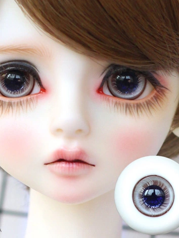 球体関節人形用 グラスアイ  12mm/14mm/16mm/18mmサイズ パープル