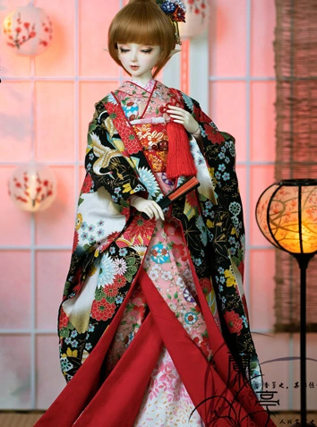球体関節人形用時代服  75cm/70cm/68cm/SD/MSD/YSDサイズあり 花魁 流芳 女
