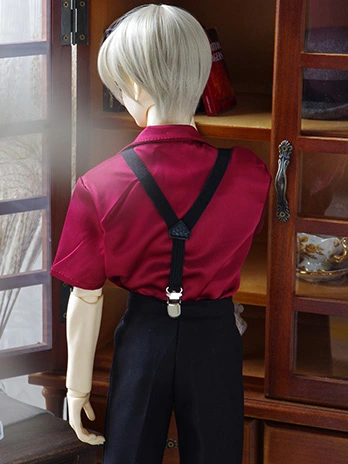 BJD 球体関節人形用 ストラップ SD17/POPO68サイズ通用 ブラック