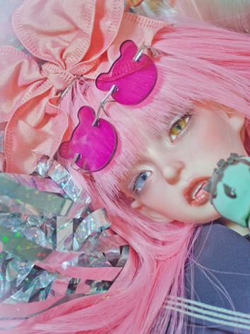 BJD 道具 ドール用アイテム メガネ 眼鏡 SD/SD17/SD13/70cmサイズ通用 ピンク/黄色/赤色