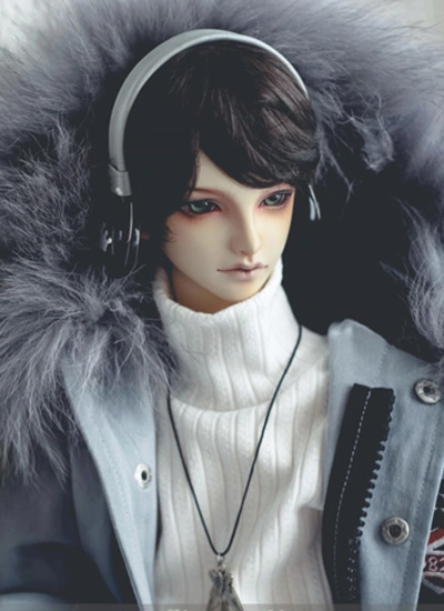 ドール用ウィッグ パーマ 真似モヘア パープル SD/MSDサイズ人形用