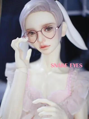 BJD 道具 ドール用アイテム メガネ 眼鏡 SD/SD17/SD13/70cmサイズ通用 ピンク