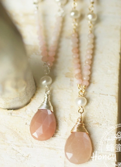 ドール用 飾り物 ネックレス SD/MSDサイズ人形通用 ピンク