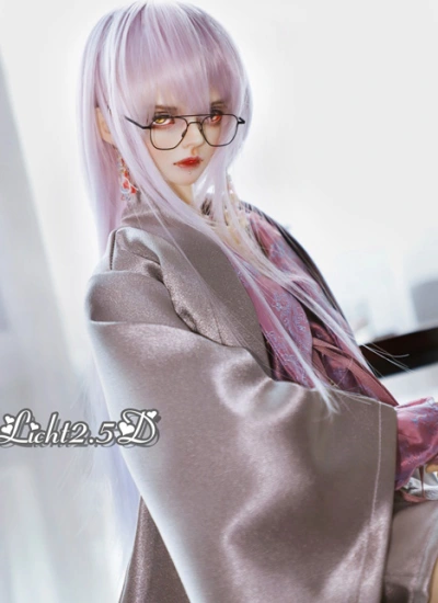 BJD ドール用ウィッグ NO.73 パープル/ブルー SD/MSD/幼SDサイズ人形用