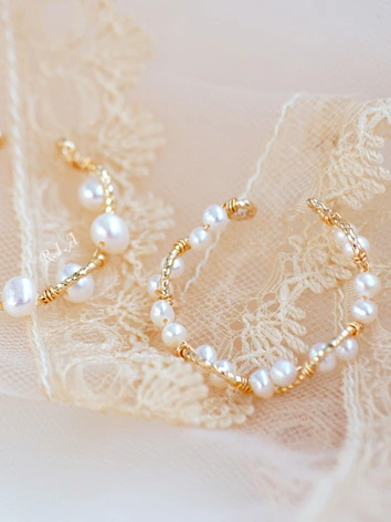 数量限定 ドール用 飾り物 腕輪 SDサイズ用 『白露』X100