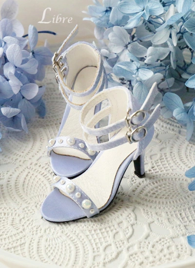 ドール用お靴 ハイヒール ブーツ ブラック/ブルー/ピンク/ベージュ/グリーン SD16/SDGRサイズ用