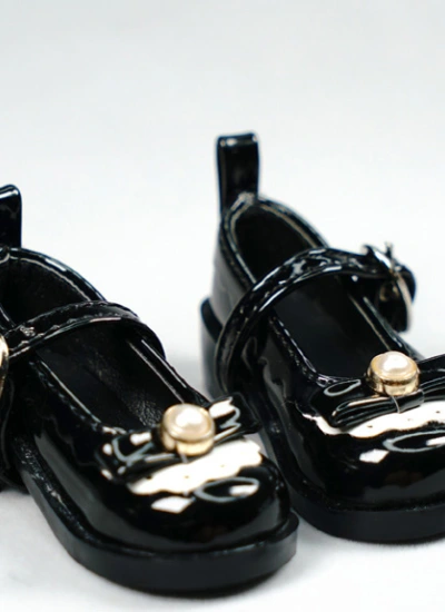 BJD用お靴 球体関節人形用 SD/MSDサイズ人形用 ブラック