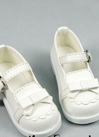 BJD用お靴 球体関節人形用 SD/MSDサイズ人形用 ホワイト