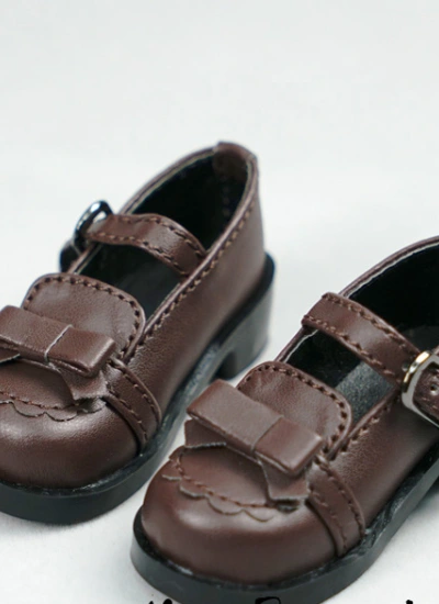 BJD用お靴 球体関節人形用 SD/MSDサイズ人形用 ブラウン